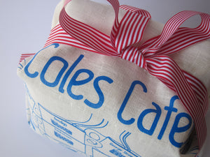 Present Wrap Gift inspiration - Coles Cafeteria Art Tea Towel